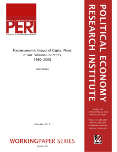 Macroeconomic Impact of Capital Flows in Sub