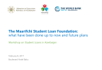 The Maarifchi Student Loan Foundation