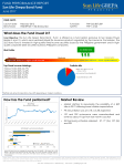 What does the Fund invest in? FUND PERFORMANCE REPORT