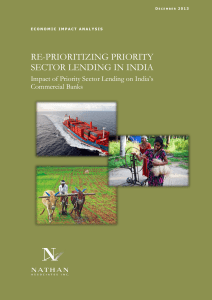 re-prioritizing priority sector lending in india