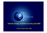 Climate change, maritime security and CSDP