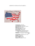 A REPORT ON UNITED STATES OF AMERICA Former Name