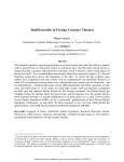 MultiFractality in Foreign Currency Markets