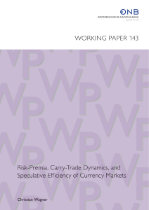 Risk-Premia, Carry-Trade Dynamics, and Speculative