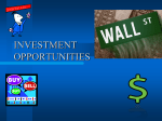 INVESTMENT OPPORTUNITIES