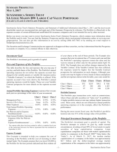 SAST - SA Legg Mason BW Large Cap Value