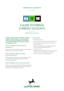a guide to foreign currency accounts