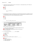 Problem Set #10 Solutions 1. Using the index model, the alpha of a