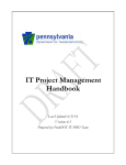 Appendix H - IT Project Management Handbook - PA