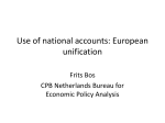 Use of national accounts