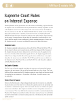 Supreme Court Rules on Interest Expense