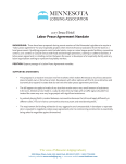 Labor Peace Agreement Mandate - Minnesota Lodging Association