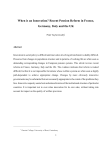 When is an Innovation? Recent Pension Reform in France, Germany