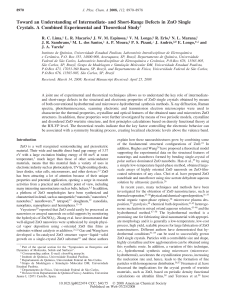 Toward an Understanding of Intermediate- and Short