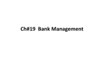 Ch#18 Bank Management
