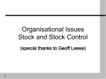 Stock Control Systems