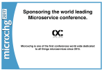 Sponsoring the world leading Microservice conference.