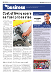 Cost of living soars as fuel prices rise ALY KHAN`S