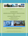 HARNESSING KNOWLEDGE MARKET INNOVATIONS for