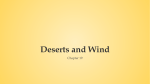 Deserts and Wind