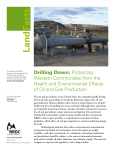 NRDC: Drilling Down - Protecting Western Communities from the
