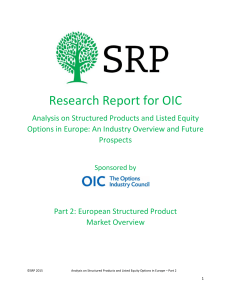 SRP Research Report for OIC (Part 2: European Structured Product