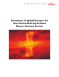 Innovations in Optical Transport for Mass-Market Optically