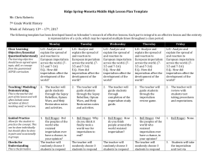 Ridge Spring-Monetta Middle High Lesson Plan Template