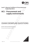 exam exemplar questions