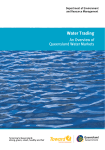 Water Trading: An overview of Queensland water markets
