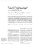 Ownership Structure, Sharing of Control and Legal Framework