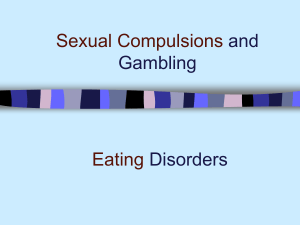 Sex and Gambling Addictions