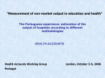 Measurement of non-market output in education and
