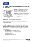 Power Supply with Battery Backup