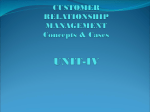 customer care management through information