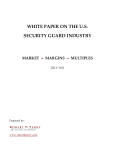 white paper on the us security guard industry