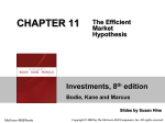 Chapter 11: The Efficient Market Hypothesis