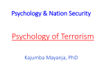 Terrorist Motivations: Why People Join or Support Terrorist Groups?