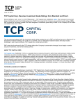 TCP Capital Corp. Receives Investment Grade Ratings from