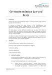 German Inheritance Law and Taxes