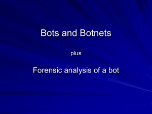 Bots and Botnets - IT Services Technical Notes