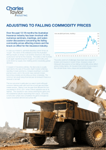 adjusting to falling commodity prices