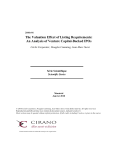 The Valuation Effect of Listing Requirements: An Analysis