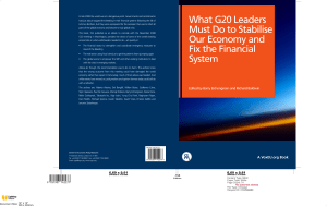 What G20 Leaders Must Do to Stabilise Our Economy and