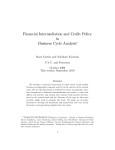 Financial Intermediation and Credit Policy in - STICERD