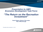 Return on Recreation Investment - Association of Municipalities of
