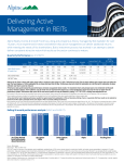 Delivering Active Management in REITs