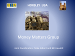 U3A Horsley Money Matters Group