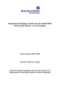 Integrating Developing Countries into the Global Public