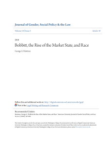 Bobbitt, the Rise of the Market State, and Race